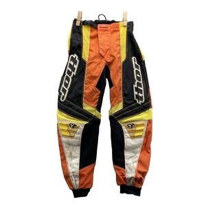 VTG Thor Racing Pants Men 24* Orange Padded Biker Motorcross Off Road Sportswear